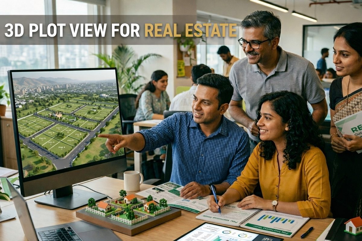 3D Plot View for Real Estate