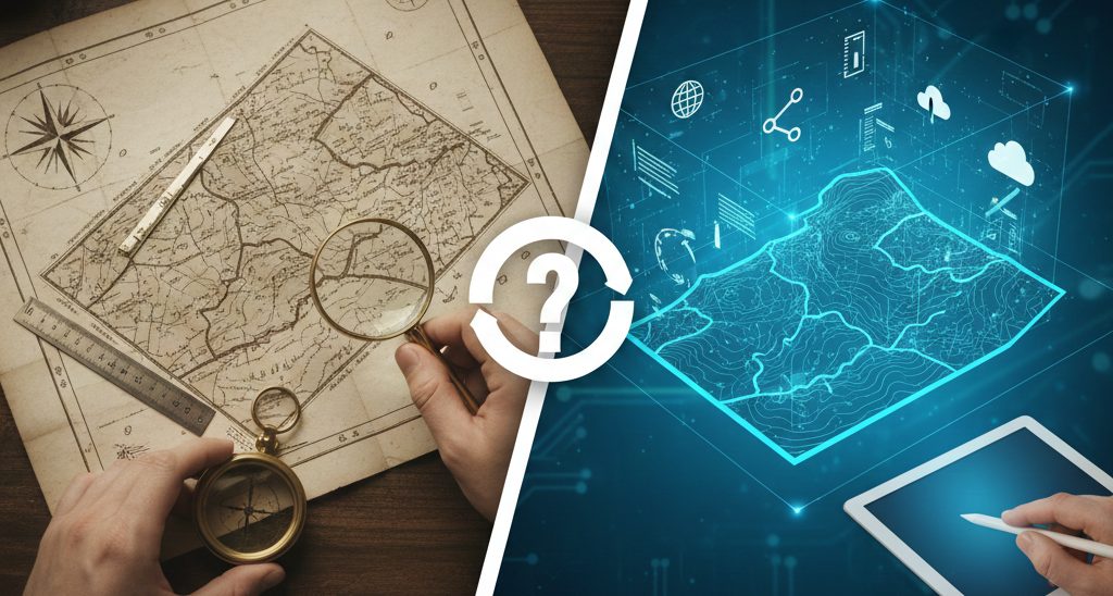 Digital 3D Maps vs Traditional Paper Maps